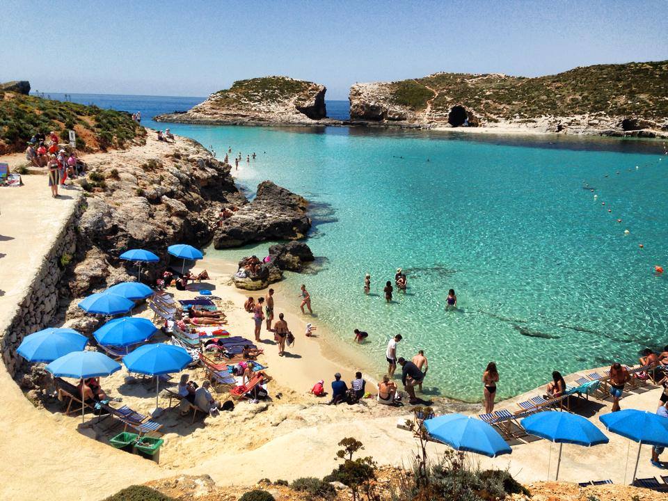 Uma Praia em Malta